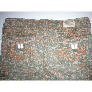 New Boys NWT $98 True Religion Designer Cargo Shorts Camoflauge 3 Girls Green